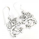 Finnish Lion - Silver earrings
